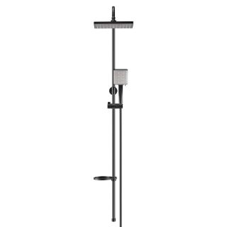 Душевая стойка Swedbe Hermes 5105B без смесителя чёрный