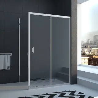 Душевой уголок Veconi Rovigo RV-040, 1500х900х1850, хром, стекло прозрачное