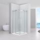Душевой уголок Black & White Stellar Wind 2028012	80x120 см