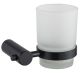 Стакан для ванной комнаты Haiba HB8406-7 чёрный матовый