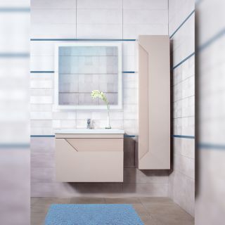 Тумба под раковину Бриклаер Брайтон 4627125415838 80 см бежевый