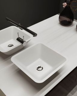 Раковина Holbi Saturn 42см белый матовый 1.02.004.11.1