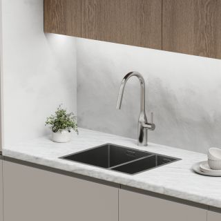 Смеситель для кухни Sancos Grand SC4002BNG нержавеющая сталь