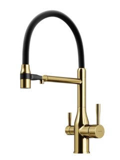 Смеситель для кухни Sancos Garda SC4009BG брашированное золото