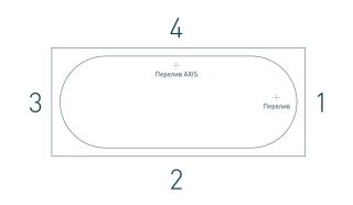Ванна из искусственного камня Salini Ornella Axis S-Stone 104623MRF 170x70см RAL полностью