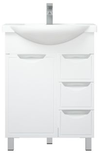 Тумба под раковину Corozo Монро Z3 65см белый SD-00000993