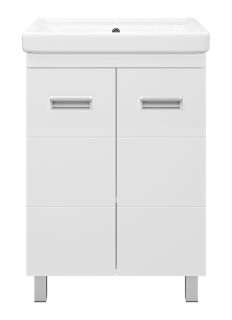Напольная тумба под раковину Misty Селена 60см белый