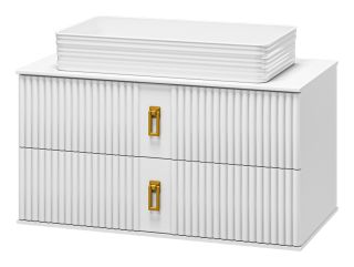 Подвесная тумба под раковину Brevita Sevilla SEV-09090-0102Я 90см белый