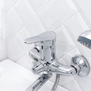 Смеситель для ванны с душем РМС SL86-006E хром