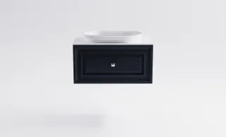 Тумба с раковиной Astra-Form Шарм 4631177713361 70 см серый матовый