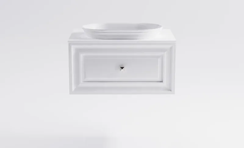 Тумба с раковиной Astra-Form Шарм 4631177715051 80 см белый матовый