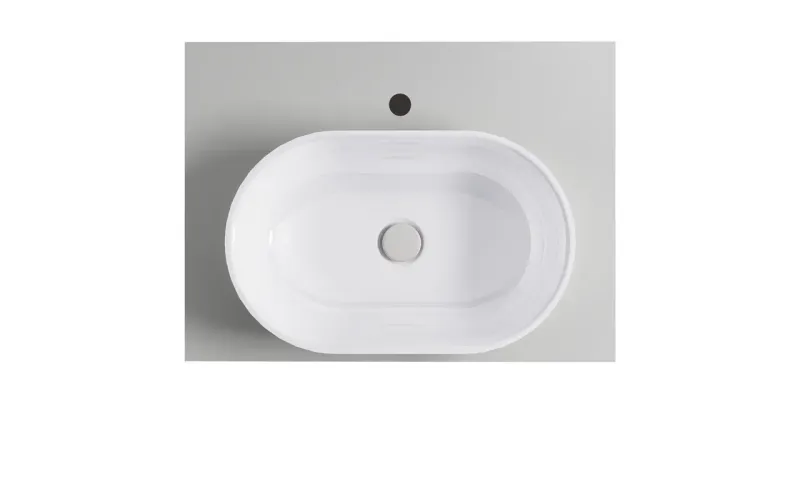 Тумба с раковиной Astra-Form Шарм 4631177715020 80 см серый матовый