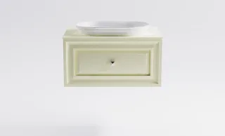 Тумба с раковиной Astra-Form Шарм 4631177715037 80 см бежевый матовый