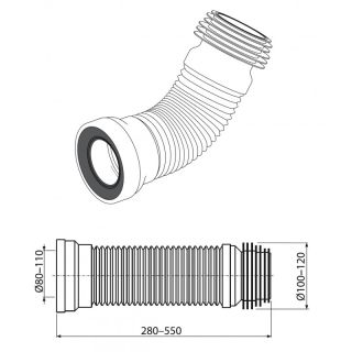 Гофра AlcaPlast A97