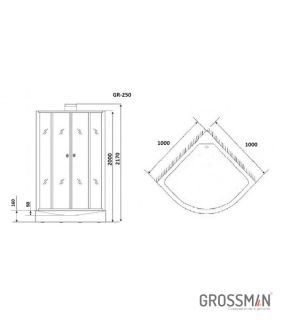 Душевая кабина Grossman GR250
