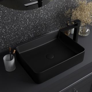 Раковина IDDIS Slide 47см чёрный матовый SLIBM02i27