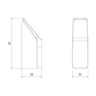 Крючок IDDIS Slide белый матовый SLIWT10i41