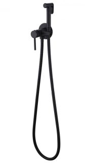 Гигиенический душ ABBER Wasser Kreis AF8125B со смесителем чёрный матовый