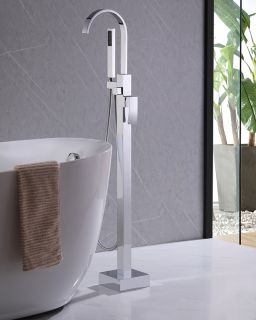 Напольный смеситель для ванны ABBER Wasserfall хром AF8615