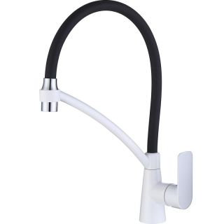 Смеситель для кухни Gappo G4048-8 белый/хром