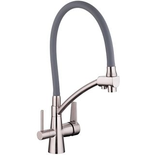Смеситель для кухни Gappo G4398 с гибким изливом сатин