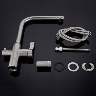 Смеситель для кухни Gappo G4399-4 под фильтр сатин