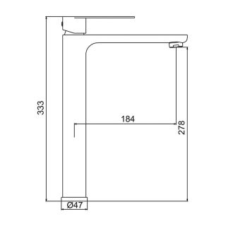 Смеситель для раковины Frap F10806-2 Сатин