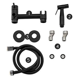 Гигиенический душ Frap F7503-6 черный