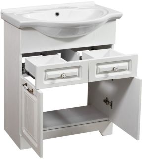 Тумба под раковину Stella Polar Кармела 65см ольха белая SP-00000173