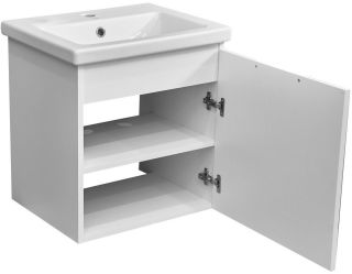 Тумба под раковину Stella Polar Норина 50см белый SP-00000233