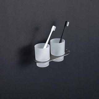 Стакан двойной Gappo G30908-9 оружейная сталь