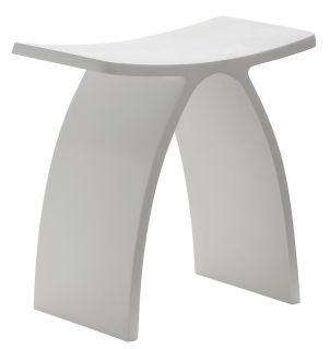 Стульчик для ванной ABBER Stein AS1639 белый