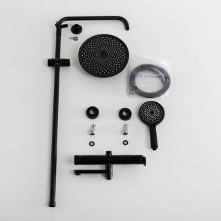 Душевая стойка CEZARES STYLUS-CVD-NOP черный матовый