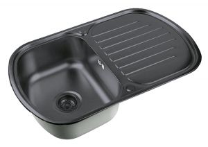 Мойка кухонная Zorg Inox PVD SZR 7749  GRAFIT