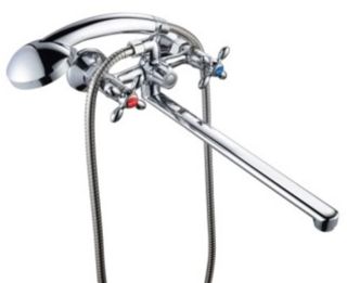 Смеситель для ванны с душем BOOU BA5318-4-C007-B702 хром