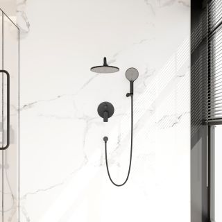 Встраиваемая душевая система TEORA, Чёрный матовый