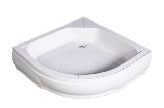 Душевой поддон RIVER 100*100*26  полукруг