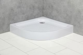Душевой акриловый поддон 85см, белый BelBagno TRAY-BB-R-85-550-15-W