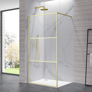 Душевая перегородка RGW WA-09Gb 06100909-226 90 см брашированное золото