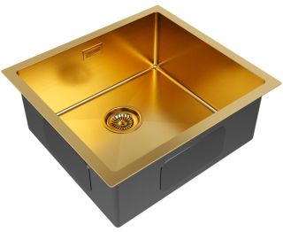 Мойка кухонная Paulmark Gerberg PM214844-BG брашированное золото
