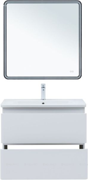 Тумба под раковину Aquanet Эмбер 330467 80 см белый матовый