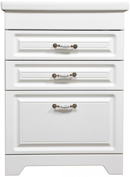 Тумба под раковину Stella Polar Кармела 60см ольха белая SP-00000177