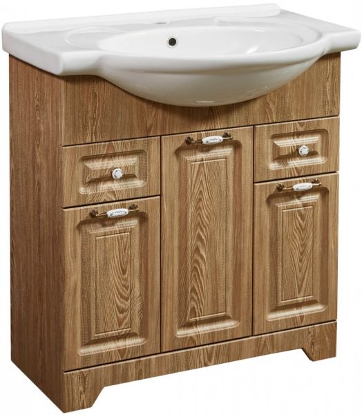 Тумба под раковину Stella Polar Кармела 75см карпатская ель SP-00000179