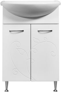 Тумба под раковину Stella Polar Фантазия 55см белый SP-00000227