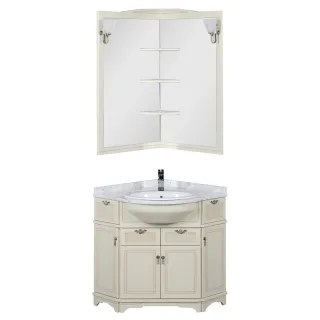 Зеркало угловое Aquanet Луис 167653 70 см бежевый