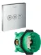 Переключатель потоков для ванны с душем Hansgrohe ShowerSelect 15764000S хром