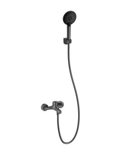 Смеситель для ванны с душем Wonzon & Woghand WW-4530-BGG тёмный графит