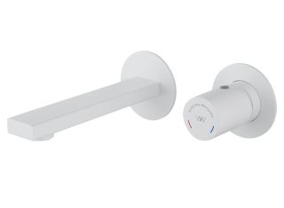 Встраиваемый смеситель для раковины Wonzon & Woghand WW-105-MW белый матовый