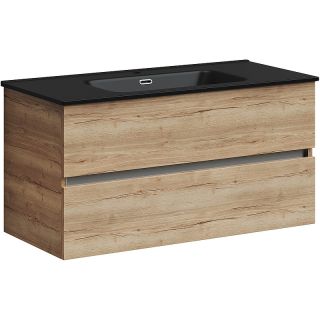 Подвесная тумба под раковину Sancos Urban UR100EG 100см дуб галифакс натуральный