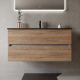 Подвесная тумба под раковину Sancos Urban UR100EG 100см дуб галифакс натуральный